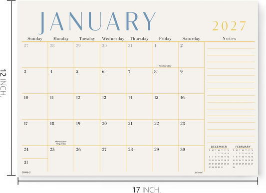 Jotsome Magnetic Calendar for Refrigerator 2026-2027, Fridge Calendar