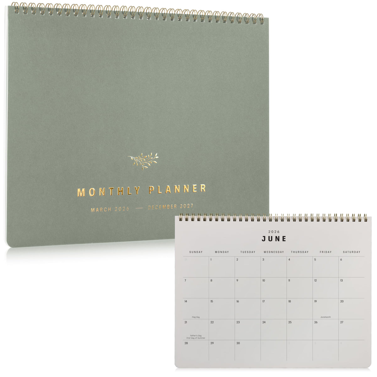 Beautiful 2026-2027 Monthly Planner and Calendar Book - Modern To Do List