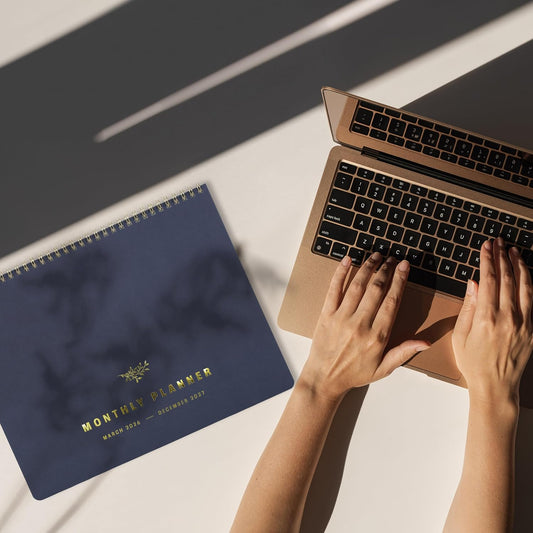 Beautiful 2026-2027 Monthly Planner and Calendar Book - Modern To Do List