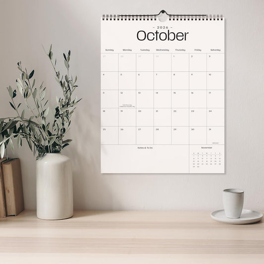 Beautiful 2026 Wall Calendar - Runs from January 2026 until July 2027