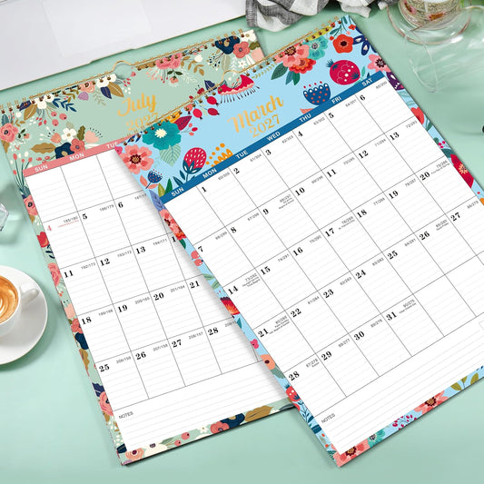 2027 Calendar - 2027 Wall Calendar from Jan. 2027 - Dec. 2027, 12" x 17"