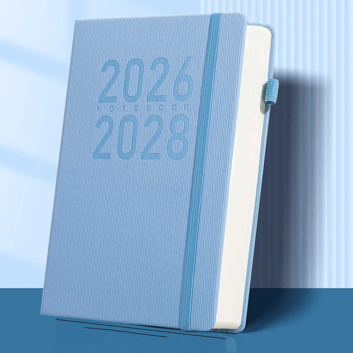 3-Year Monthly Planner Calendar 2026–2028 (January to December), Softcover with Elastic Pen Holder, 12-Month English for Organizing Stylish Adults, Diary Writing, Minimalist Design, Easy-Care Binding Planner Notebook, Calendars Planners