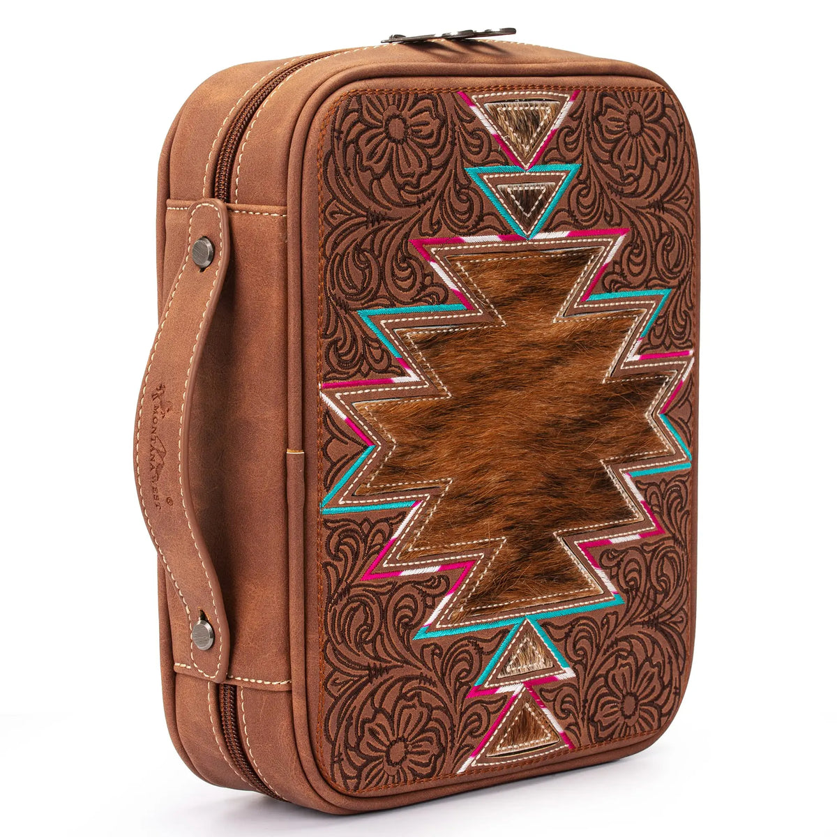 Montana West Western Style Embroidered Bible Covers Book Carrying Case Church Bag Outdoor Bible Protective Leather Designs Canvas