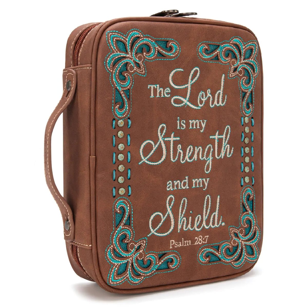 Montana West Western Style Embroidered Bible Covers Book Carrying Case Church Bag Outdoor Bible Protective Leather Designs Canvas