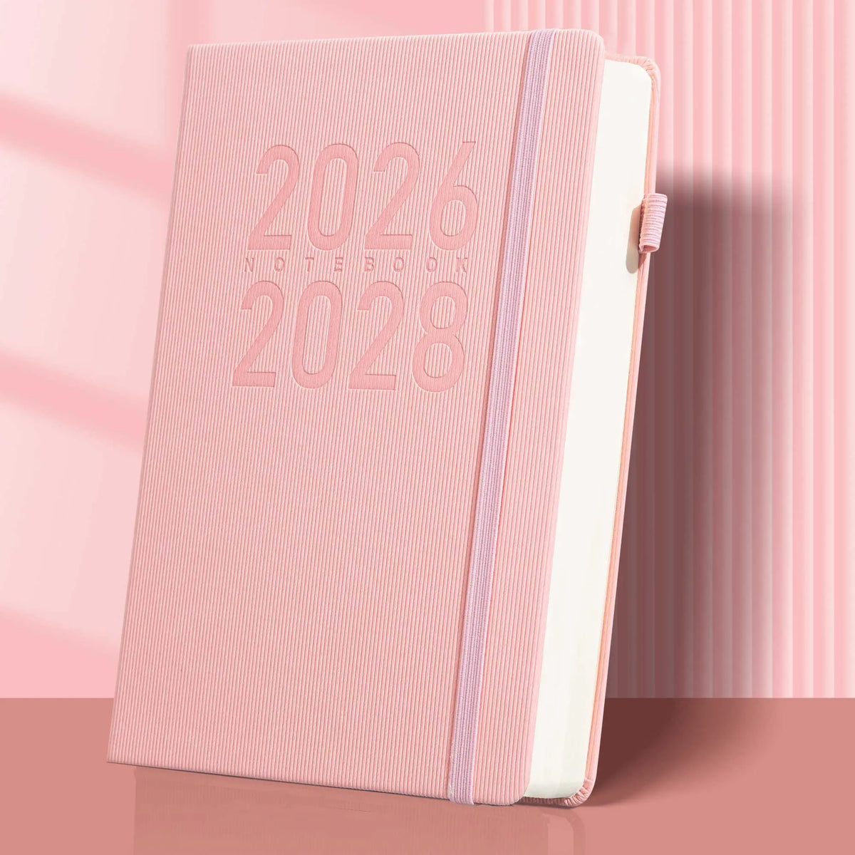 3-Year Monthly Planner Calendar 2026–2028 (January to December), Softcover with Elastic Pen Holder, 12-Month English for Organizing Stylish Adults, Diary Writing, Minimalist Design, Easy-Care Binding Planner Notebook, Calendars Planners