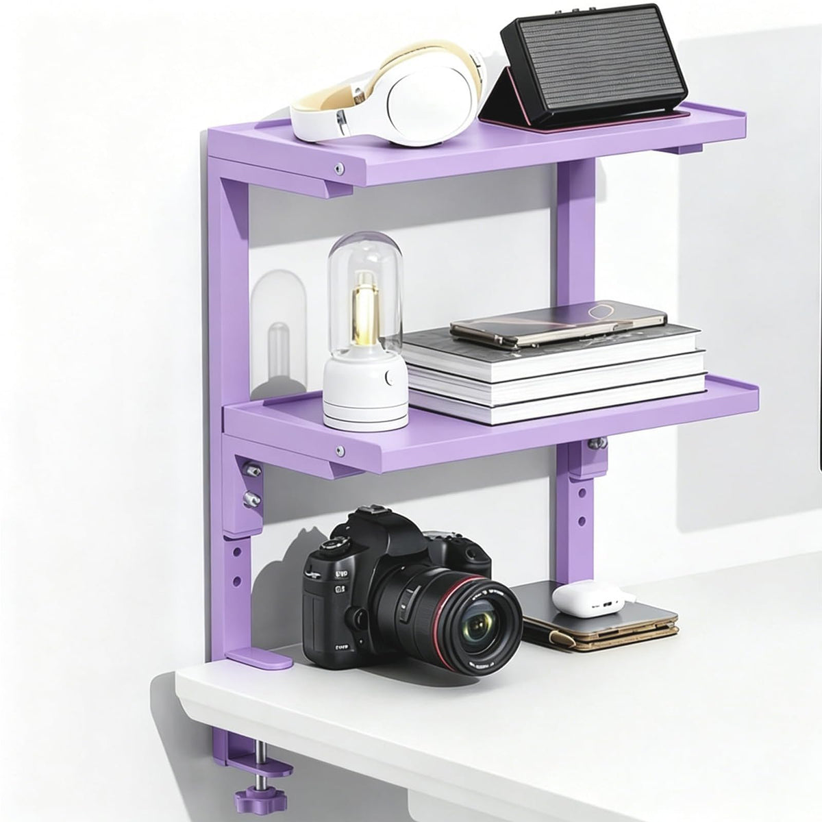 Spacrea 2 Tier Clamp on Desk Shelf