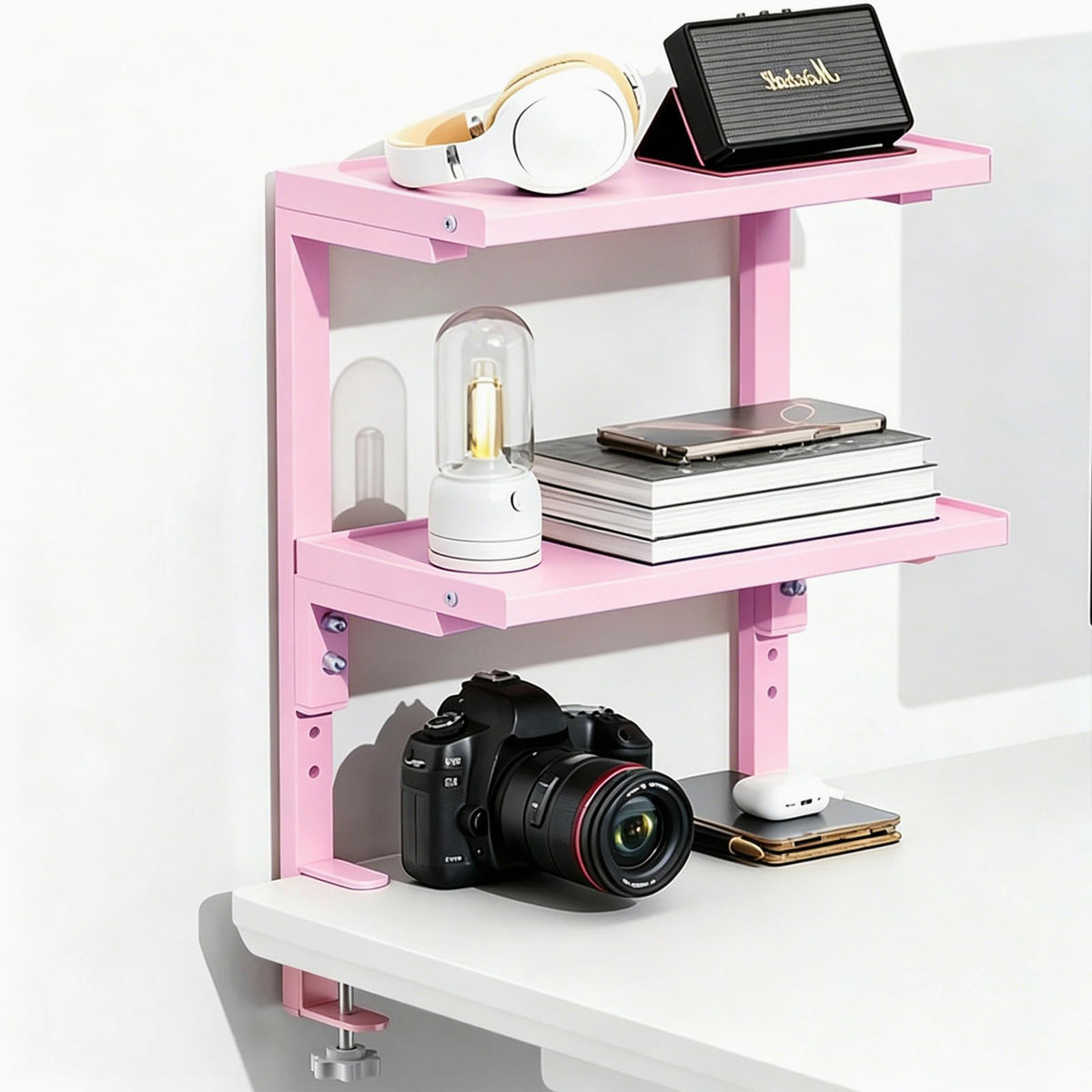 Spacrea 2 Tier Clamp on Desk Shelf