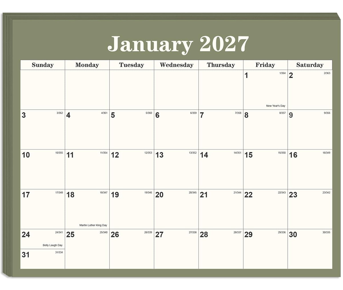 2026-2027 Calendar - 18 Months Calendar from August 2026 - December 2027, Calendar 2026-2027 with Thick Paper, 8.5" x 11", Colorful