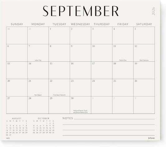 Jotsome Magnetic Calendar for Refrigerator 2026-2027