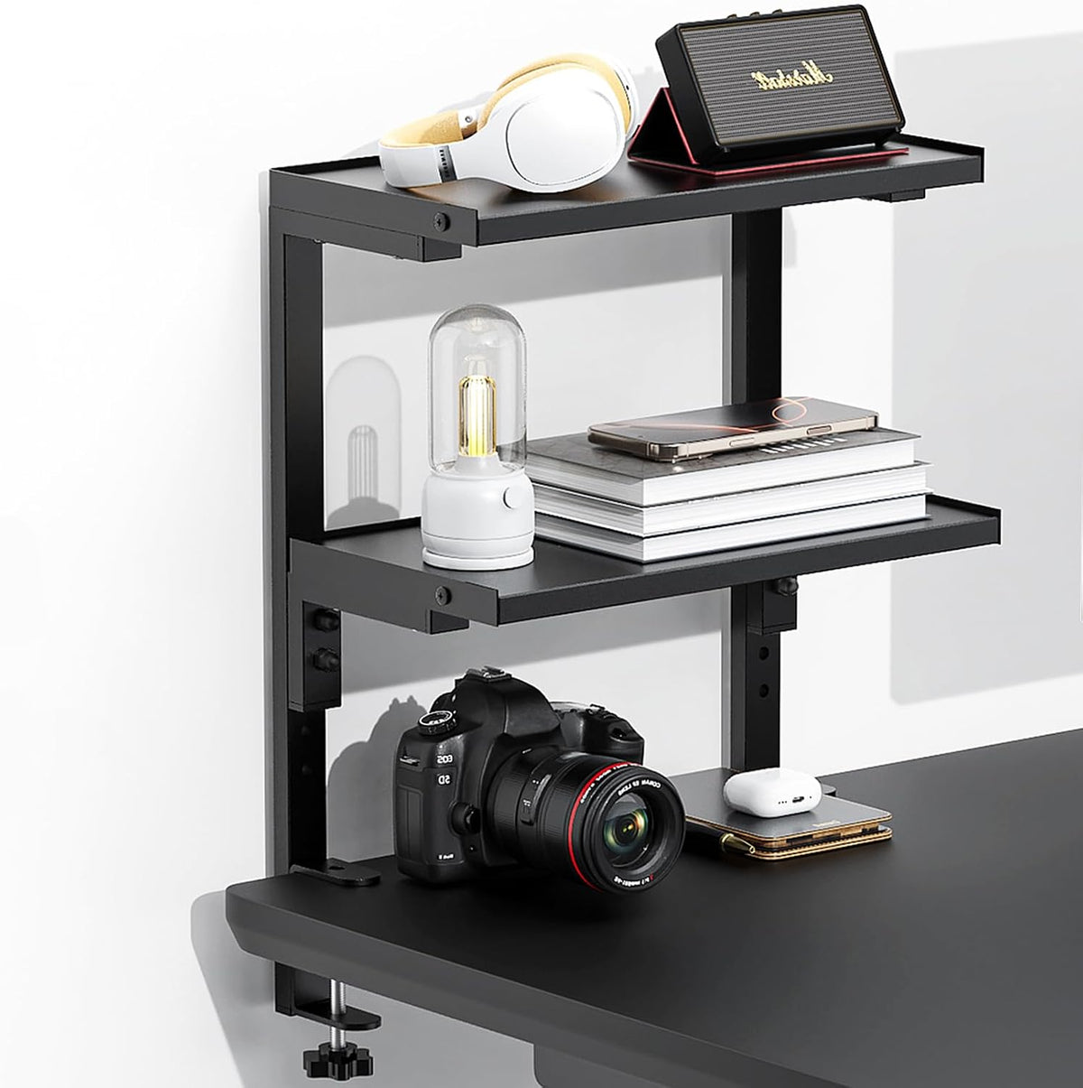 Spacrea 2 Tier Clamp on Desk Shelf
