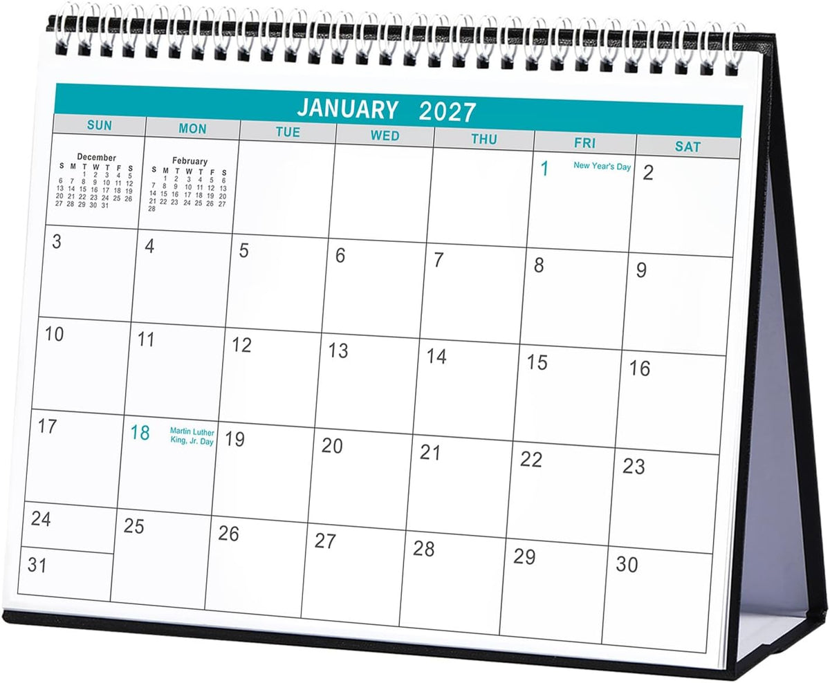 Desk Calendar 2027, 2027 Desk Calendar, 10" x 8.3" Calendar Desk