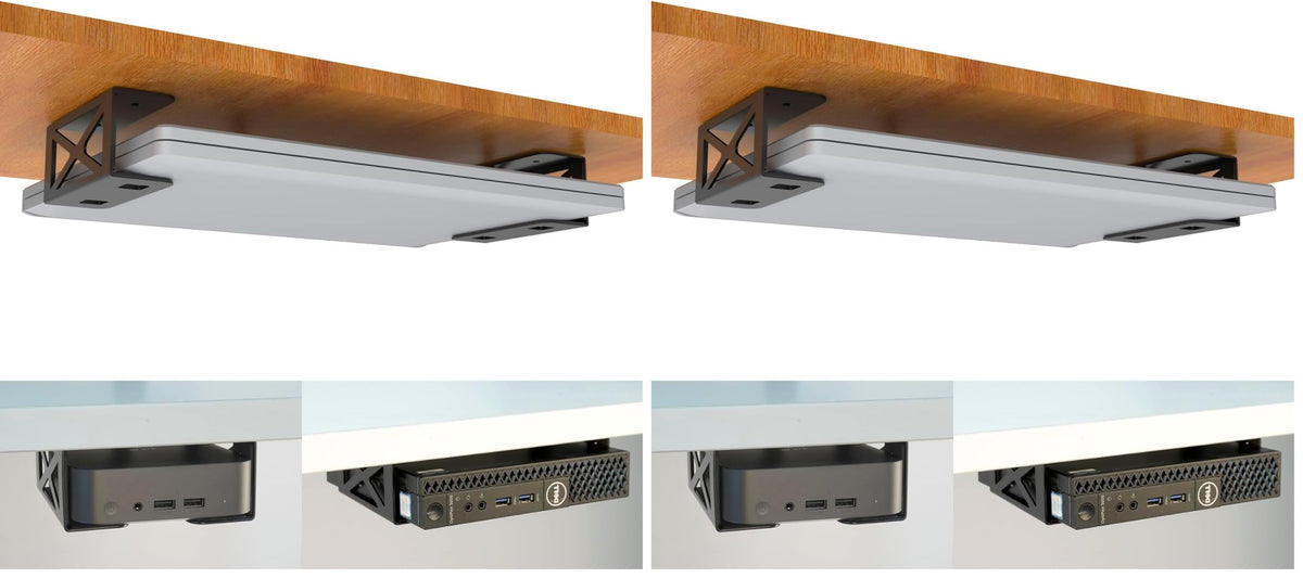Under Desk Laptop/Mini PC Storage Mount,CPU Holder,Compatible with Dell OptiPlex,Mac Book,Mac mini and More.