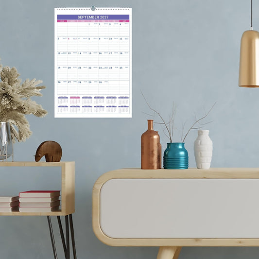 2027 Wall Calendar, Jan 2027 - Dec 2027, 12 Months Wall Calendar