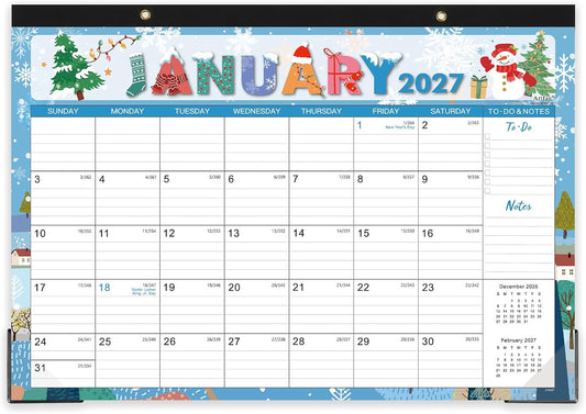 2027 Desk Calendar - Desk/Wall Calendar 2027, Jan. 2027 - Dec. 2027