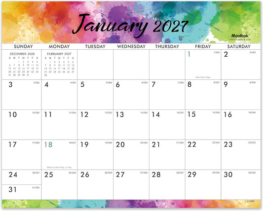 Magnetic Calendar 2027 for Fridge, 12 Months Calendar Jan.2027-Dec.2027