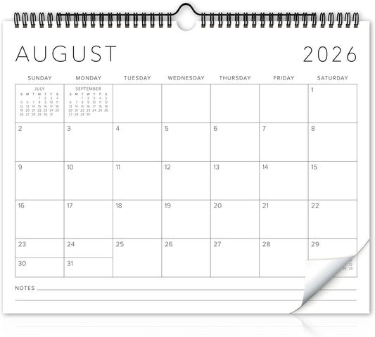 Beautiful 2026-2027 Wall Calendar - Runs from June 2026 - December 2027