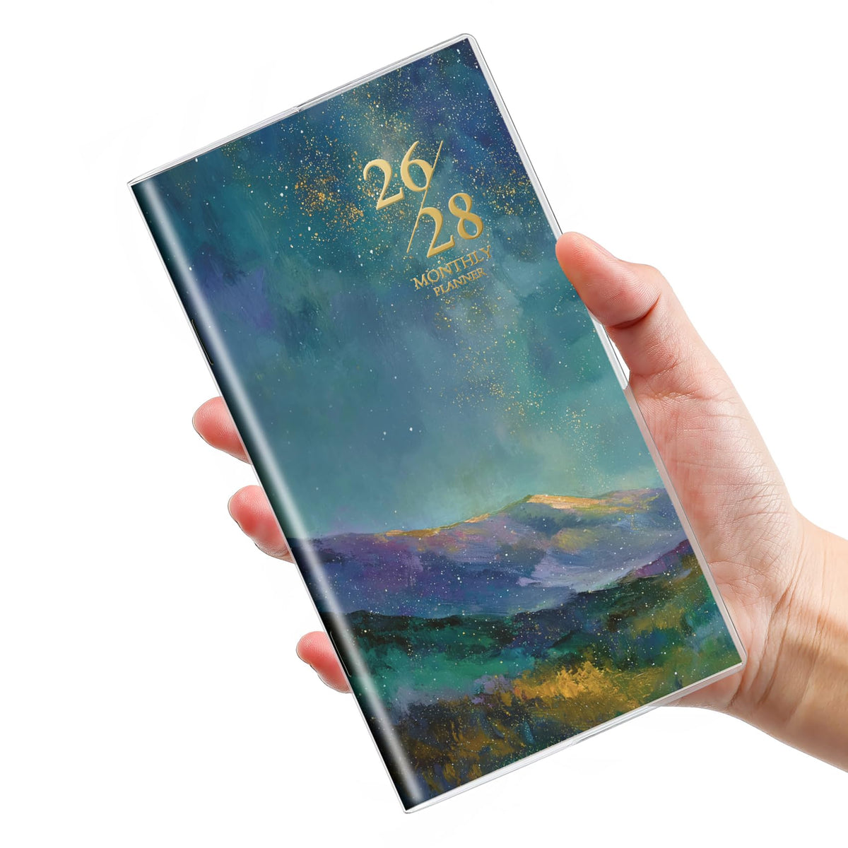 2 Year Pocket Calendar 2026-2028, Jul 2026-Jun 2028，6.5" x 3.5"
