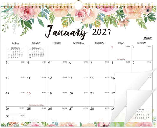 2027 Wall Calendar 12 Months Jan. 2027 - Dec. 2027, 14.6'' x 11.4''