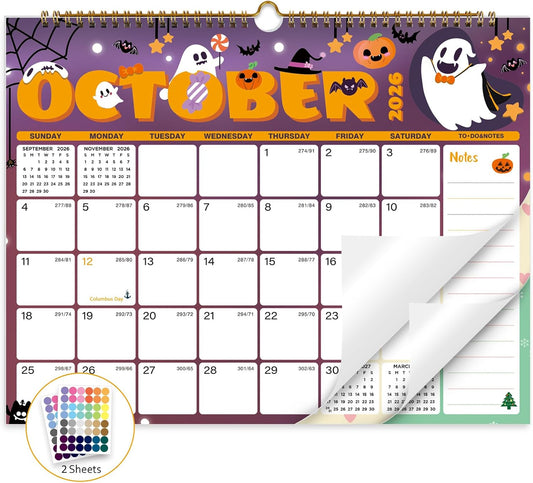 XISIDO 2026-2027 Wall Calendar, July 2026-Dec 2027, 18 Month, 14.8"x11.5"
