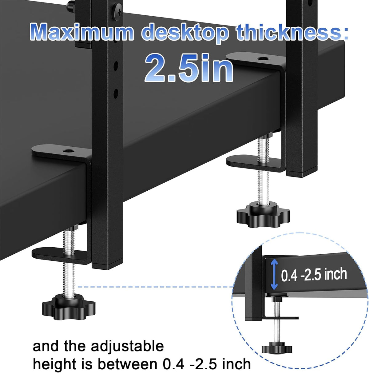 Spacrea 2 Tier Clamp on Desk Shelf