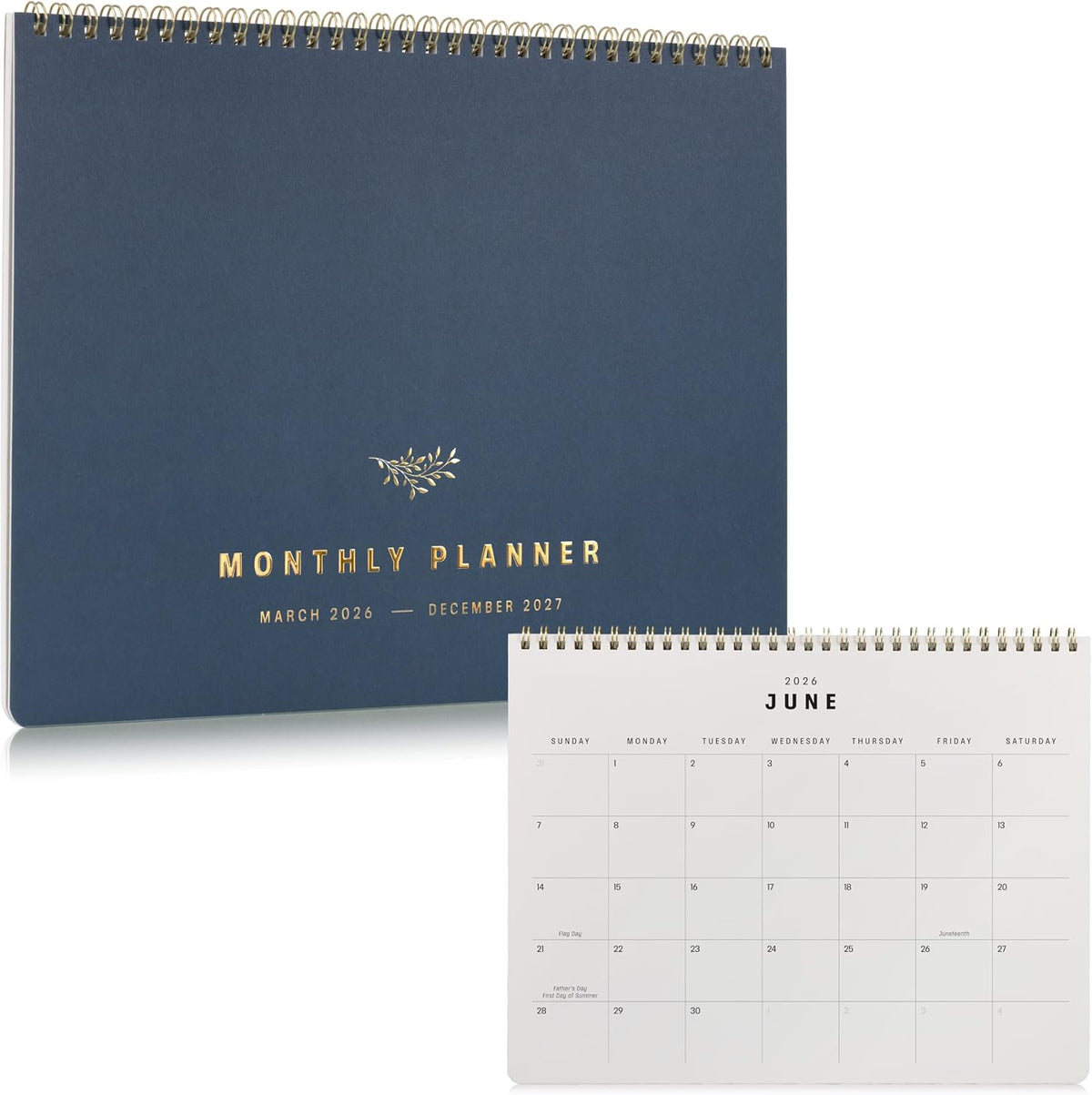 Beautiful 2026-2027 Monthly Planner and Calendar Book - Modern To Do List