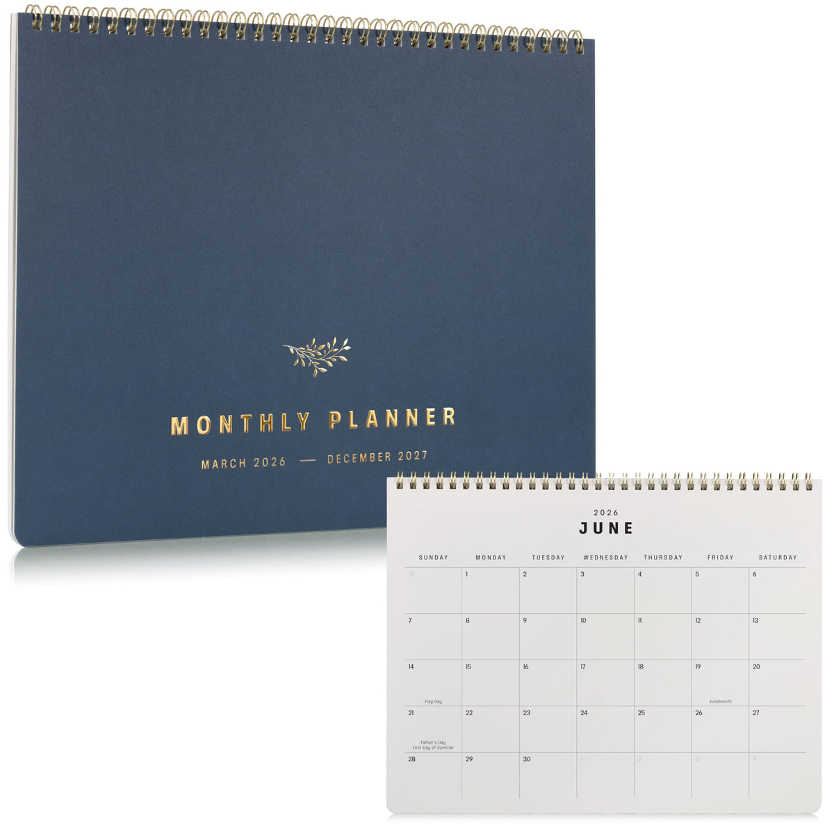 Beautiful 2026-2027 Monthly Planner and Calendar Book - Modern To Do List