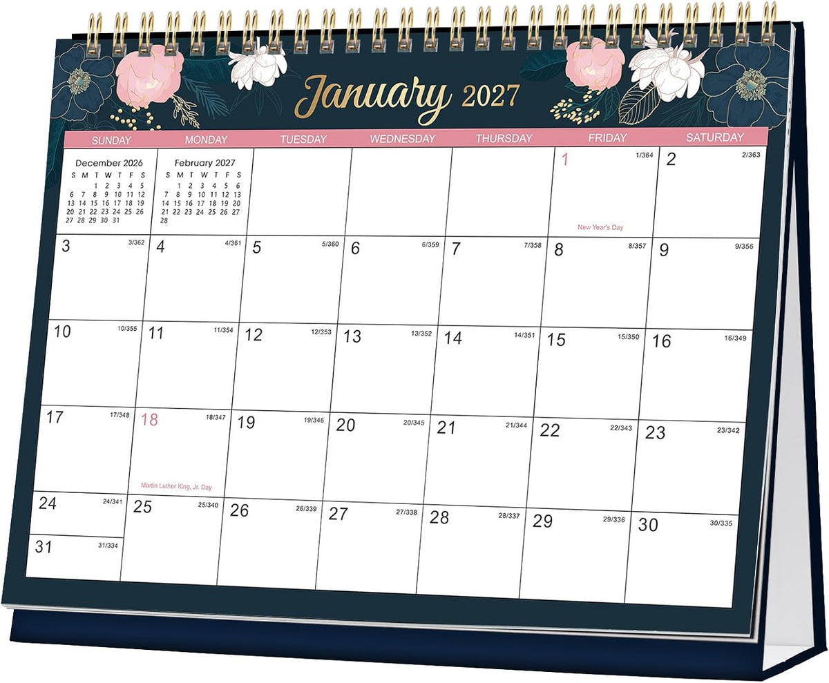 2027 Desk Calendar - 2027 Flip Desktop Calendar, JAN. 2027 - DEC. 2027