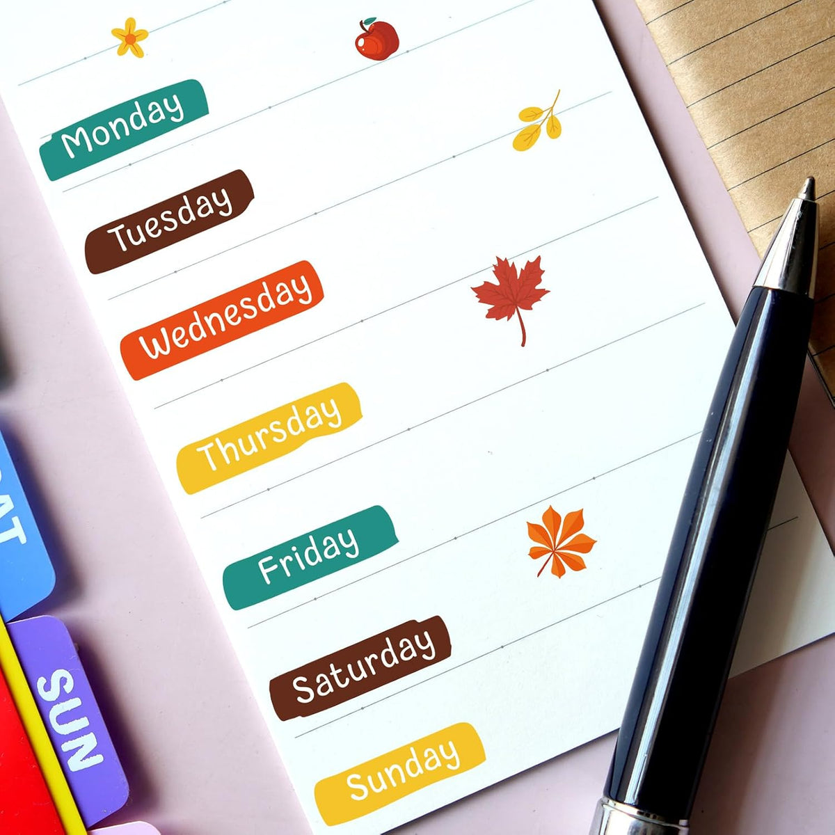 WorldBazaar Monthly Planner Stickers Clear 24 Sheets 1800+ Sticker