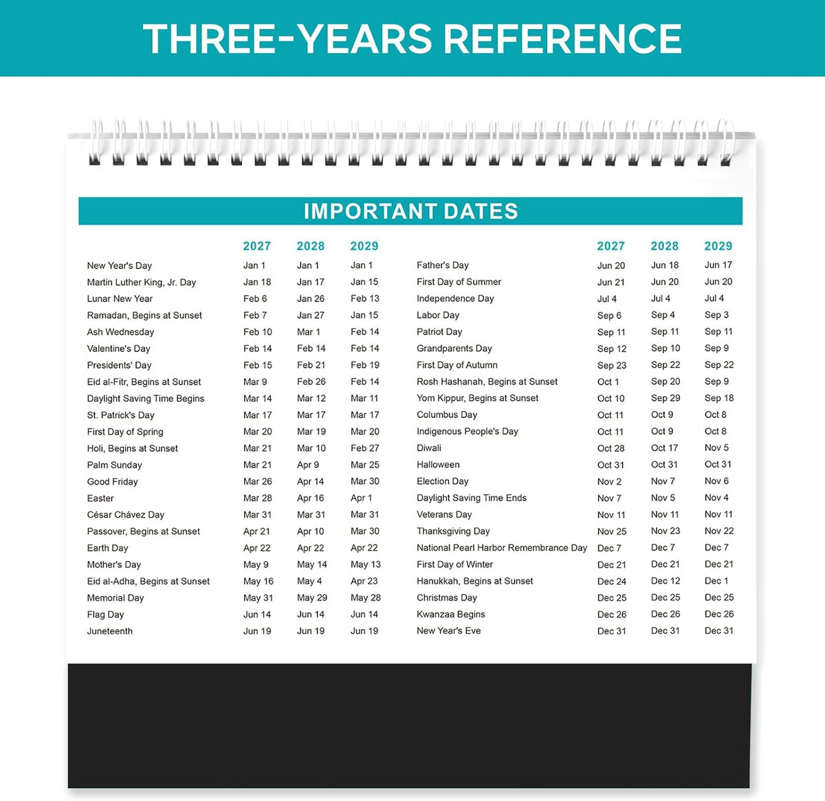 Desk Calendar 2027, 2027 Desk Calendar, 10" x 8.3" Calendar Desk