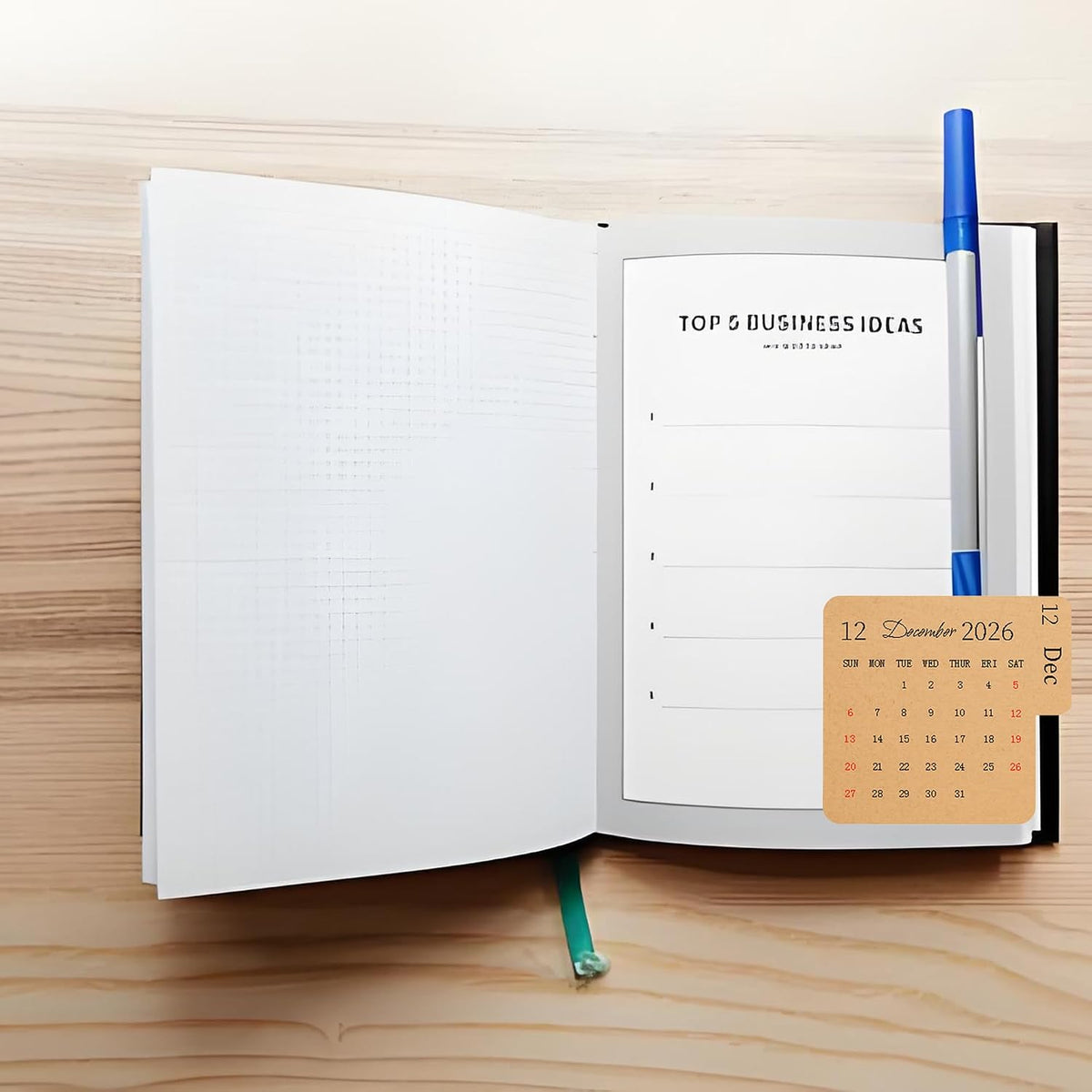 2026 Calendar Stickers Kraft Monthly Planner Index Divider 120Pcs