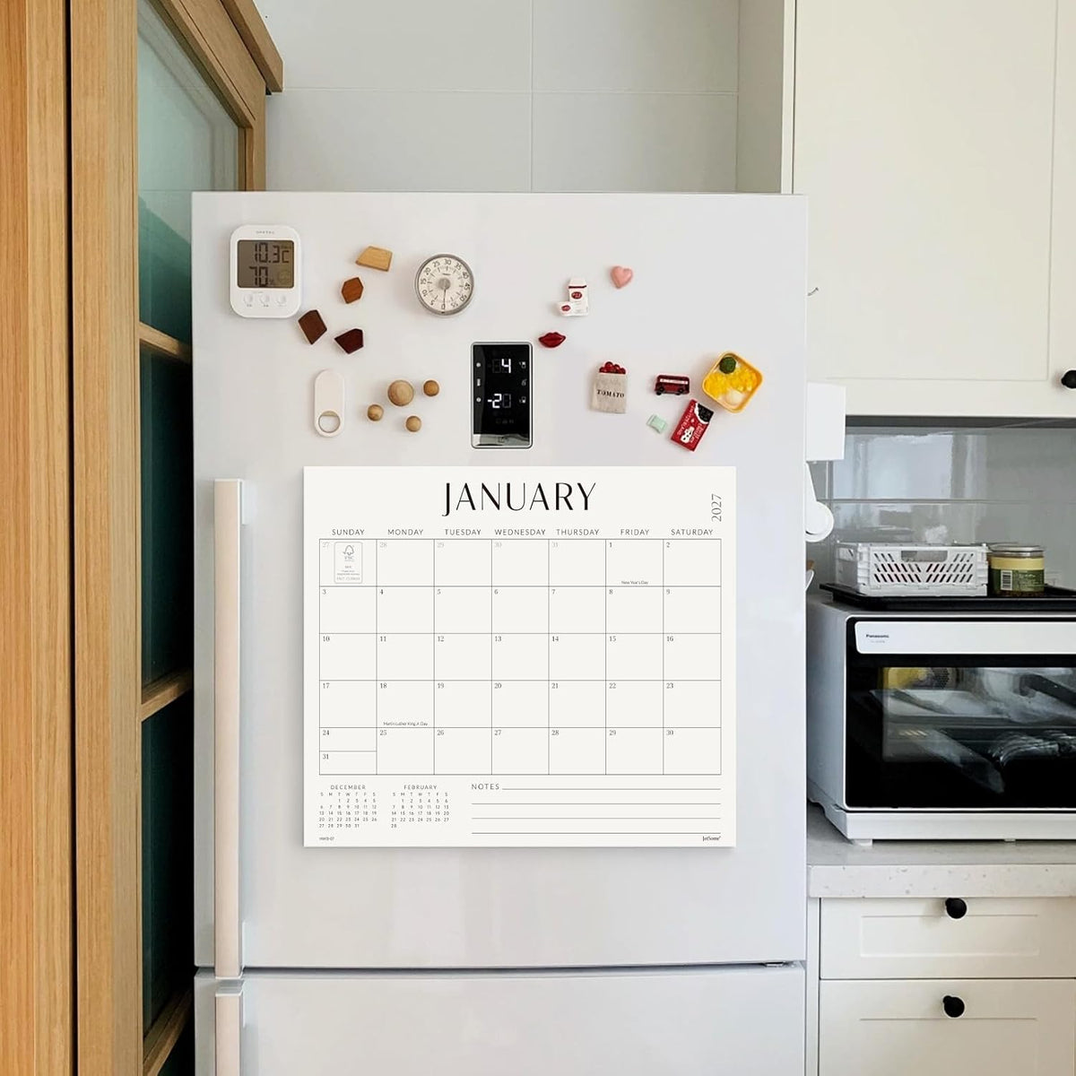 Jotsome Magnetic Calendar for Refrigerator 2026-2027