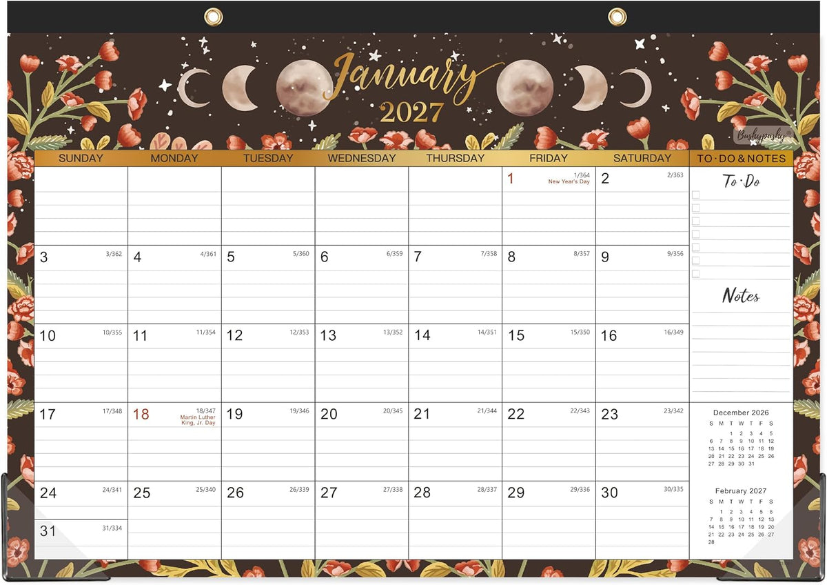 2027 Desk Calendar - Desk/Wall Calendar 2027, JAN 2027 - Dec 2027