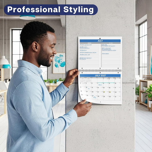 Dunwell 2026-2027 8.5x11 Binder Calendar, 18-Month 3-Hole Planner