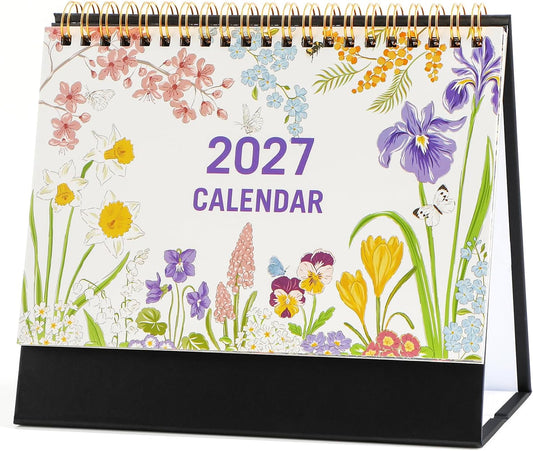 Standing Desktop Calendar 2026-2027 Small