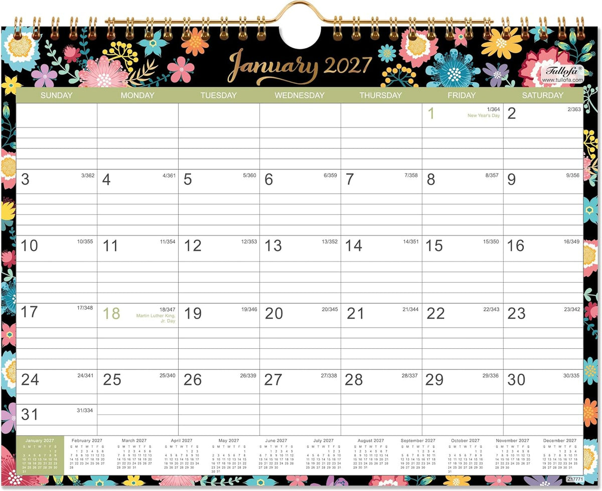 2027 Calendar - 2027 Wall Calendar, 2027 Calendar 12 Month, 11" x 8.5"
