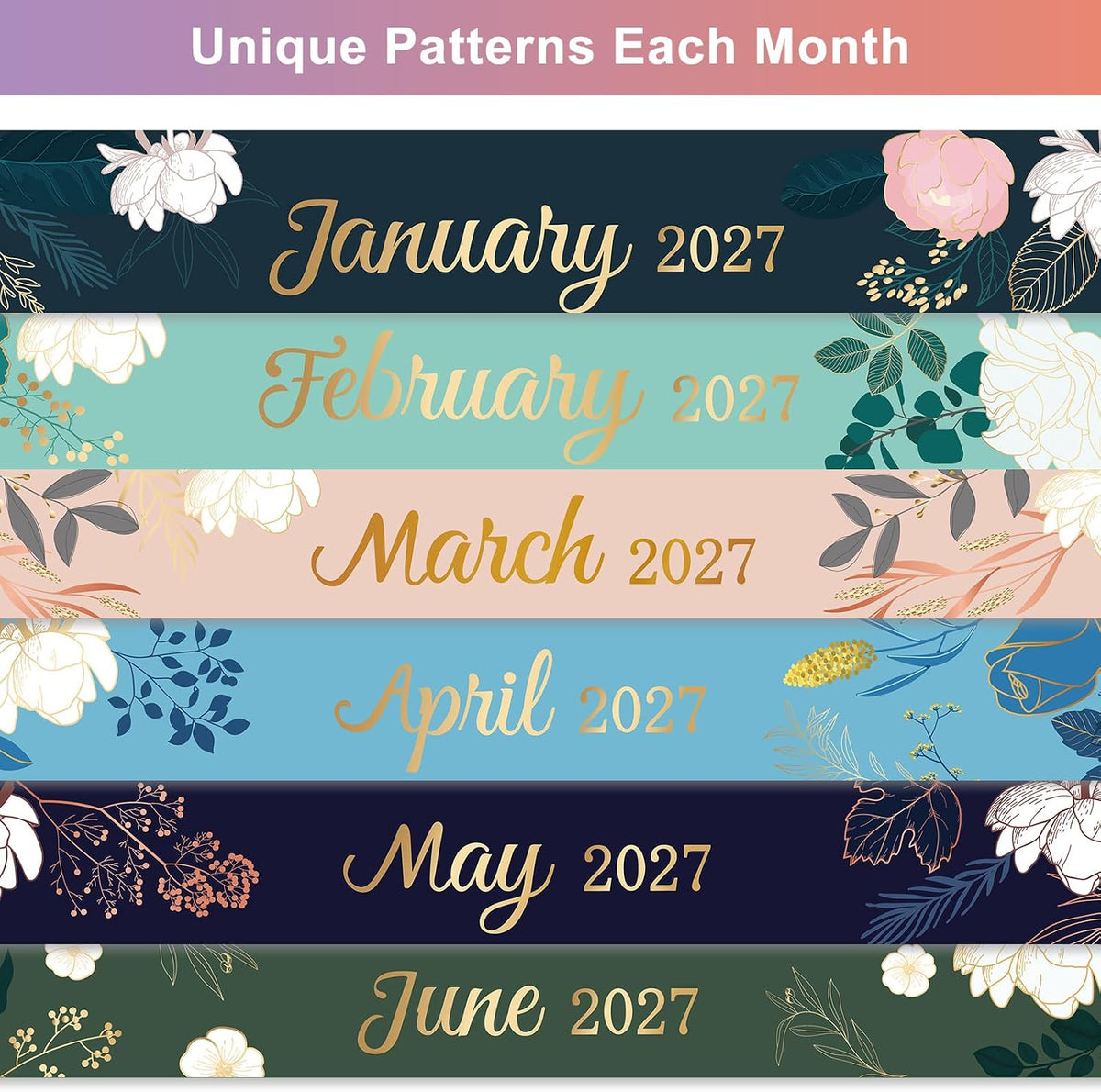 2027 Desk Calendar - 2027 Flip Desktop Calendar, JAN. 2027 - DEC. 2027