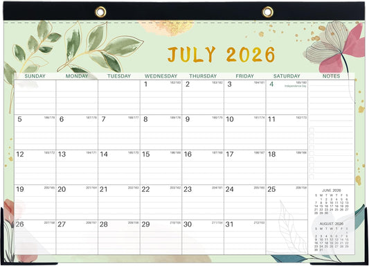 Desk Calendar 2026-2027 – Run Now to Dec 2027, 21 Monthly Desk Calendar, 2026-2027 Large Desk Calendar, 17'' x 12'', Best Desk/Wall Calendar with Ruled Blocks, Notes, Desk Pad, 2 Corner Protectors