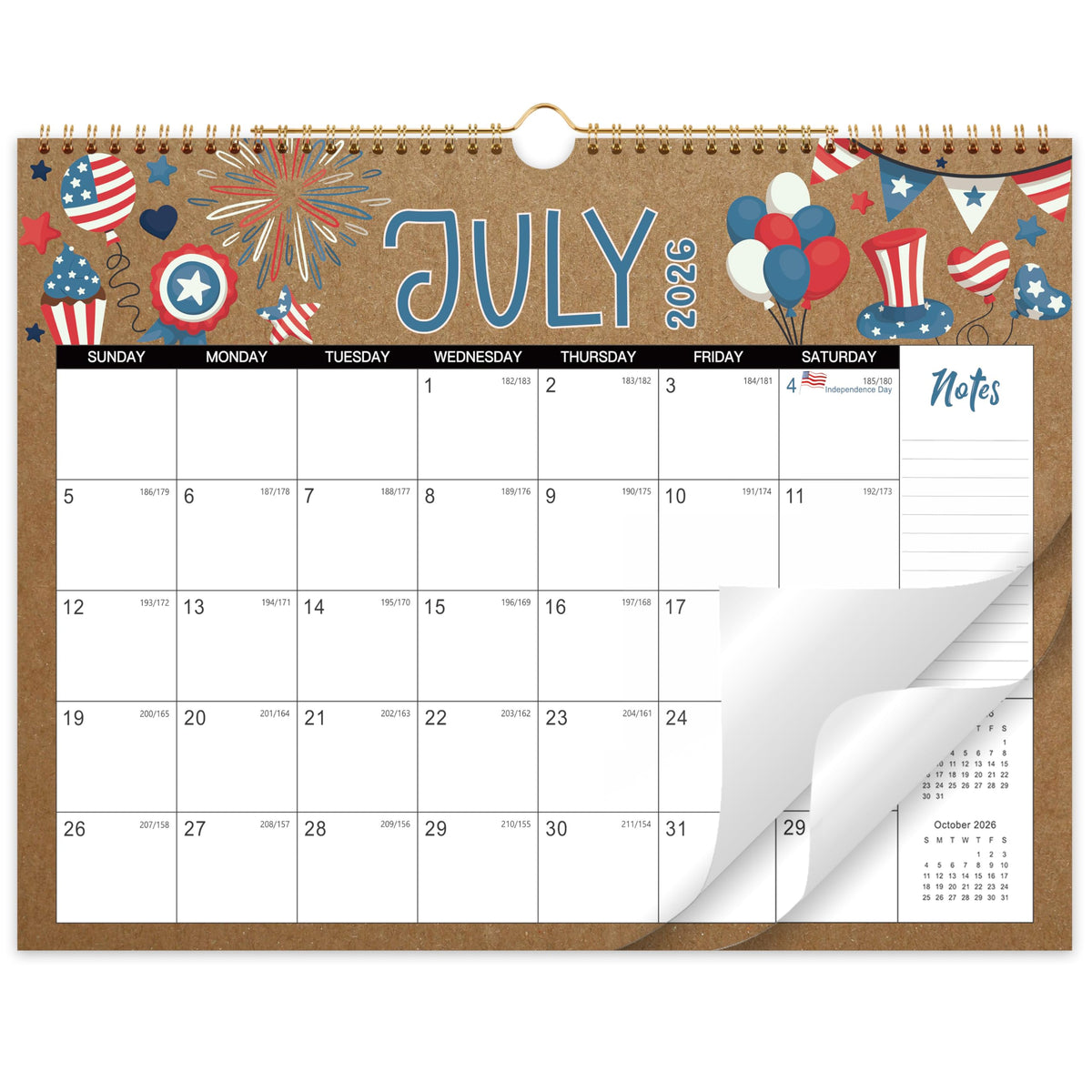 2026-2027 Wall Calendar - Sep. 2026 to Dec. 2027, 11.5"x14.75"