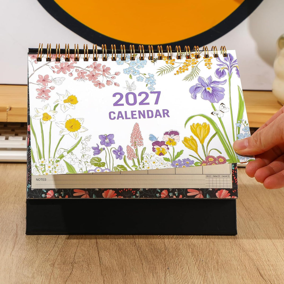 Standing Desktop Calendar 2026-2027 Small