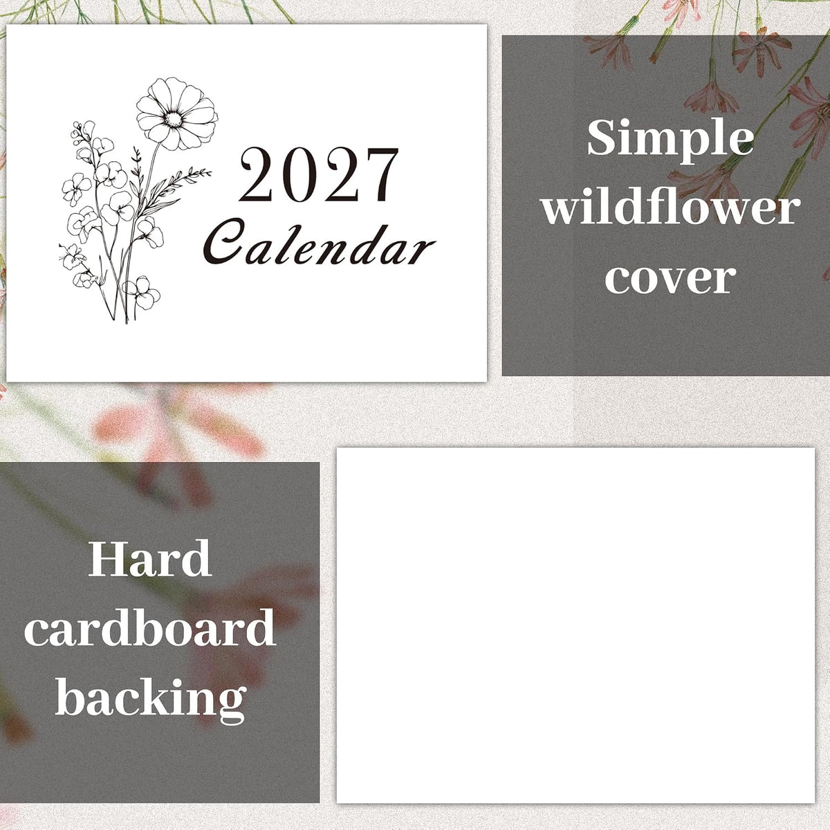Yopyame Mini Calendar 2027 Bulk - 24 Pack 2.2" x 3" 12 Monthly Tear off Mini Academic Year Calendar, January to December 2027, Tear off Calendars for Scrapbook Crafts Manual Project Friend Home Office