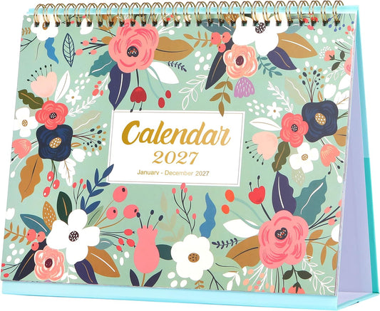 2027 Desk Calendar - Desk Calendar 2027, Jan. 2027 - Dec. 2027, 9.8" x 8.3"