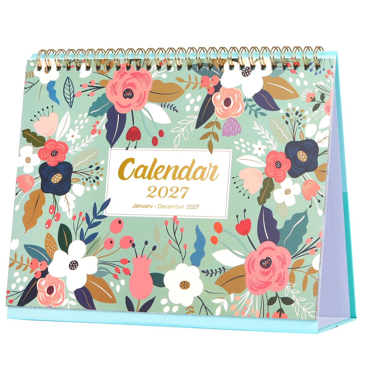 2027 Desk Calendar - Desk Calendar 2027, Jan. 2027 - Dec. 2027, 9.8" x 8.3"