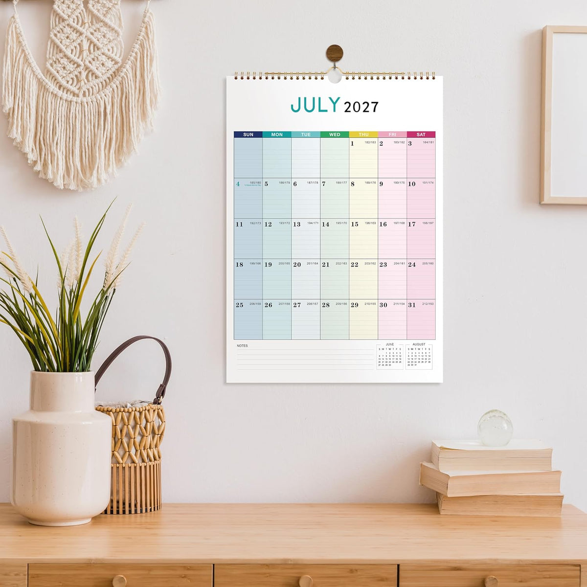 2027 Calendar - 2027 Wall Calendar 12 Month, Jan.2027 - Dec.2027, 12" x 17"