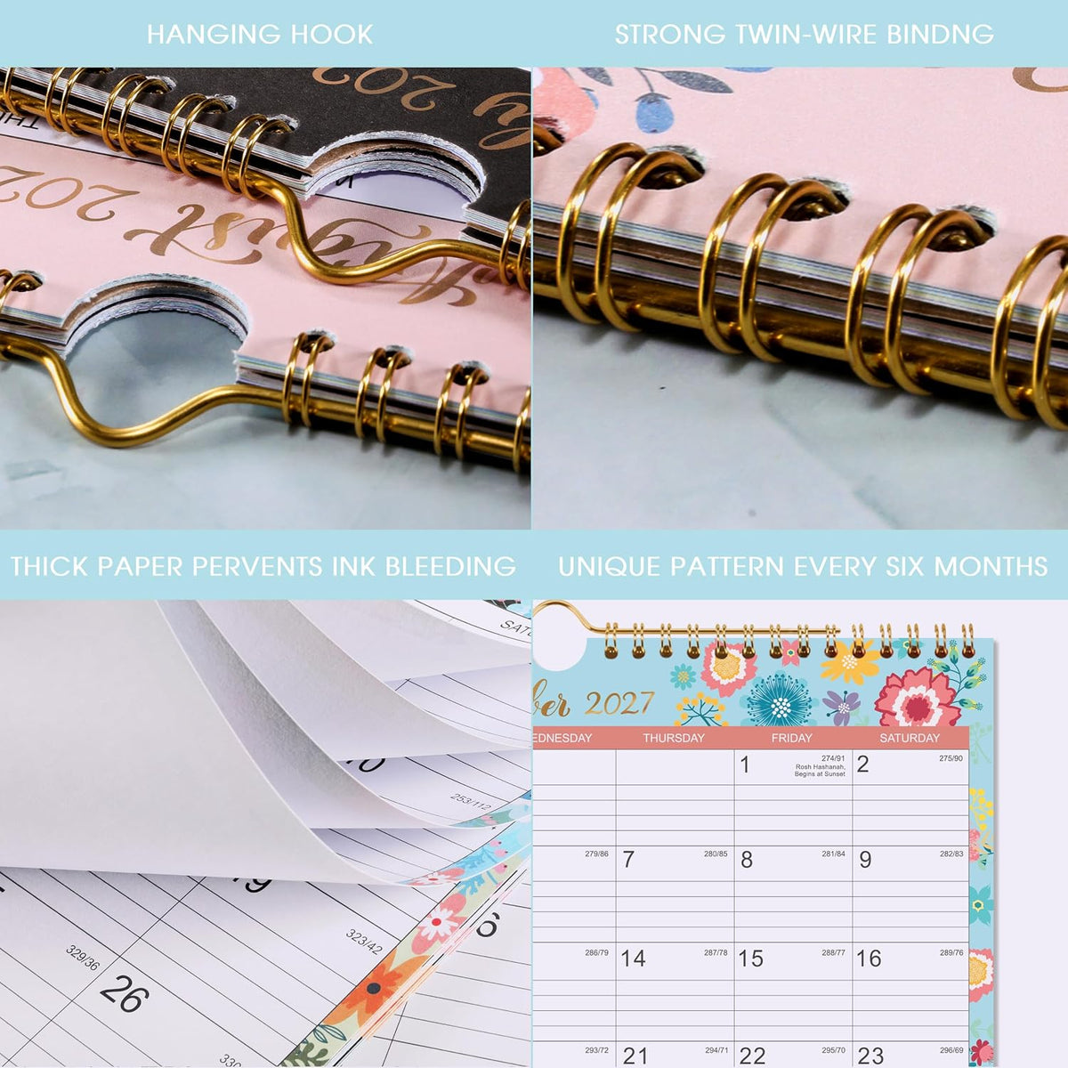 2027 Calendar - 2027 Wall Calendar, 2027 Calendar 12 Month, 11" x 8.5"