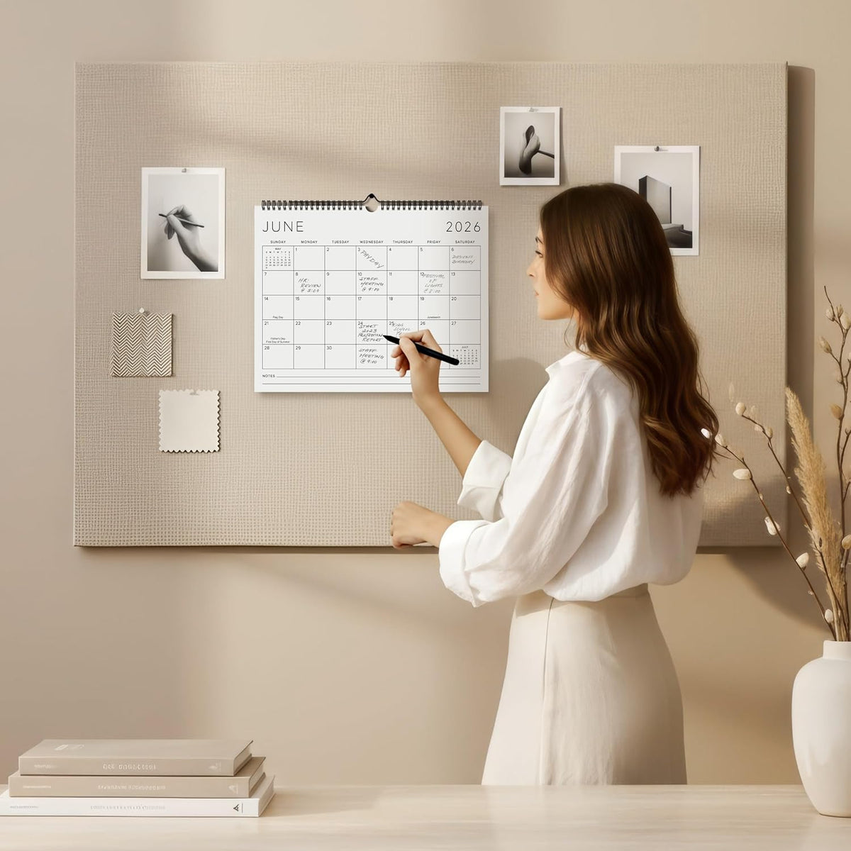 Beautiful 2026-2027 Wall Calendar - Runs from June 2026 - December 2027