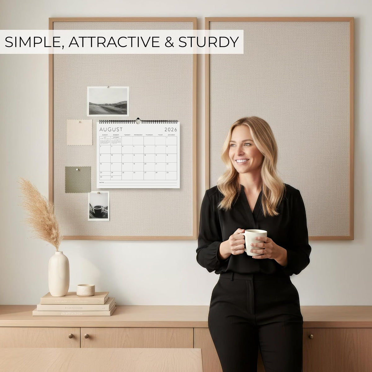 Beautiful 2026-2027 Wall Calendar - Runs from June 2026 - December 2027