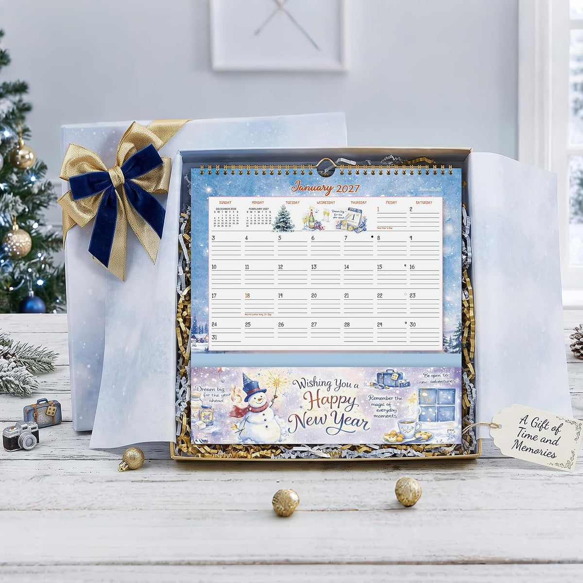 2027 Calendar - 2027 Wall Calendar with Pockets, Jan. 2027 - Dec. 2027
