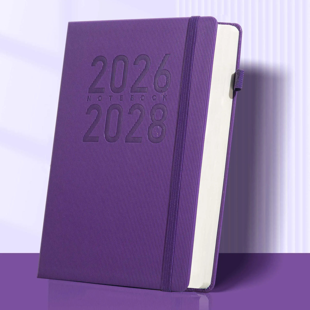 3-Year Monthly Planner Calendar 2026–2028 (January to December), Softcover with Elastic Pen Holder, 12-Month English for Organizing Stylish Adults, Diary Writing, Minimalist Design, Easy-Care Binding Planner Notebook, Calendars Planners