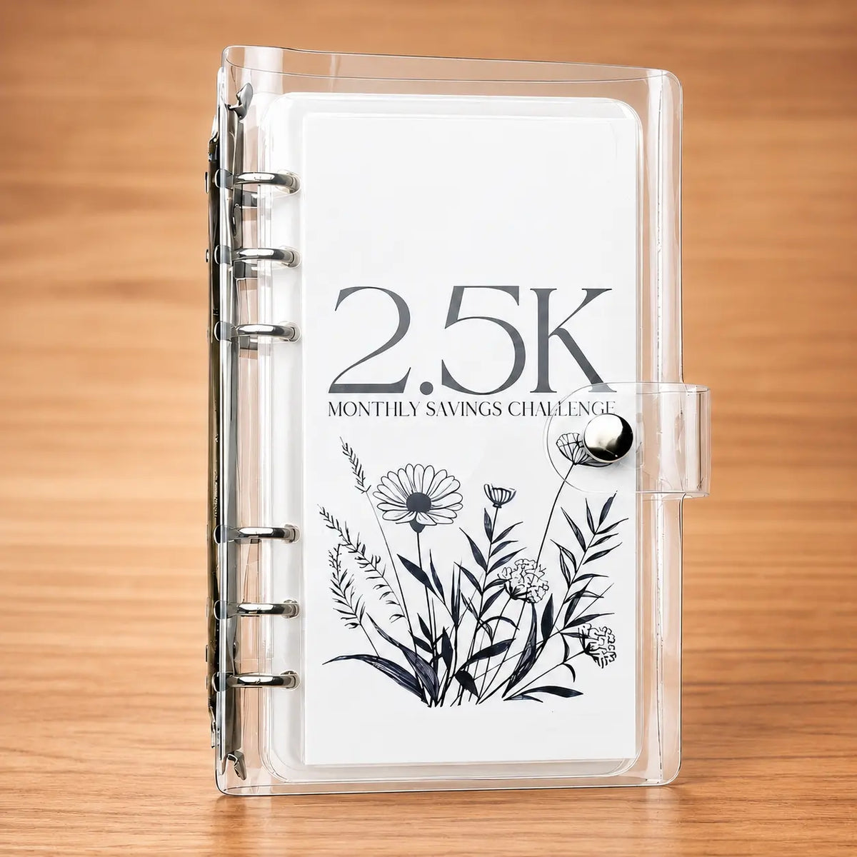 A6 12 Month Money Saving Challenge Binder, 1 Count Money Saving Budget Binder, Budget Planner Notebook with Cash Envelopes, Savings Challenges Book for Home Office, 2026 New year Valentine's Day Gift #GLOBAL PICKS