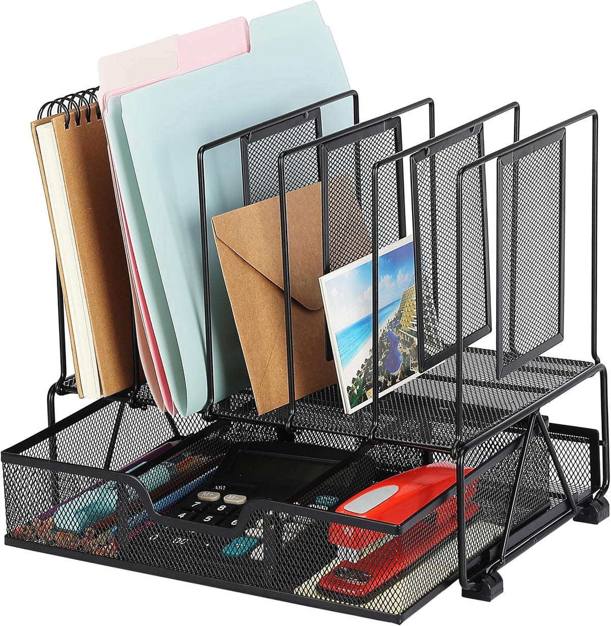 Mr. Pen- Mesh Desk Organizer with Drawer